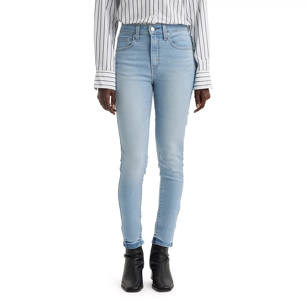 Levi's Blue High Rise Jeans Modern Fit